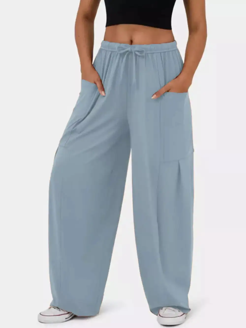 Casual Wide Leg Trousers