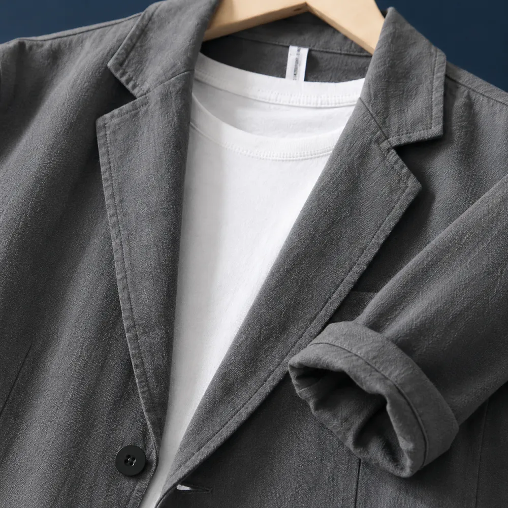 Notched-Lapel Relaxed Jacket