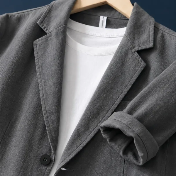 Notched-Lapel Relaxed Jacket