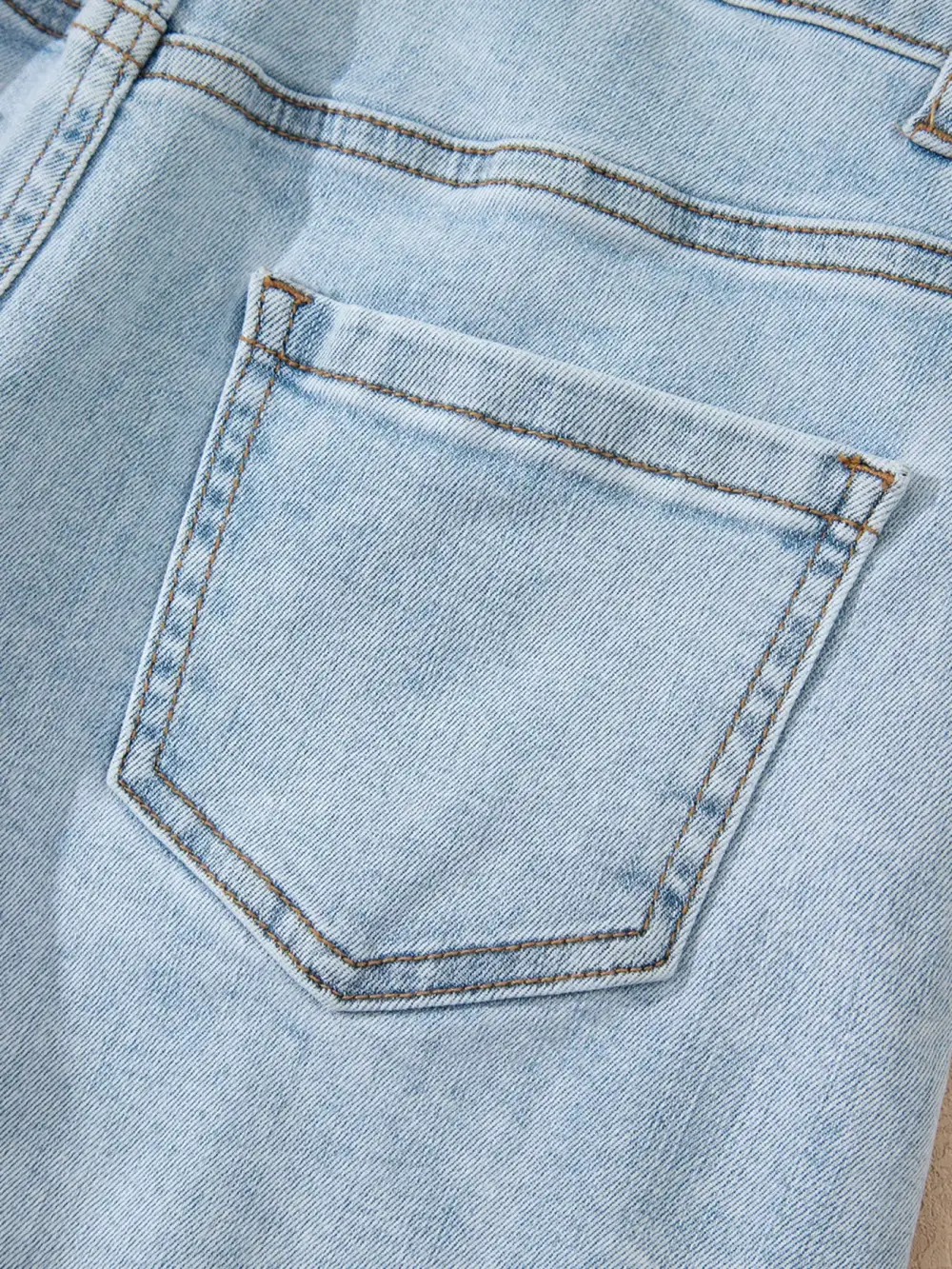 High Rise Raw Hem Shorts