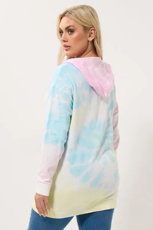 Blue Tie Dye Hoodie