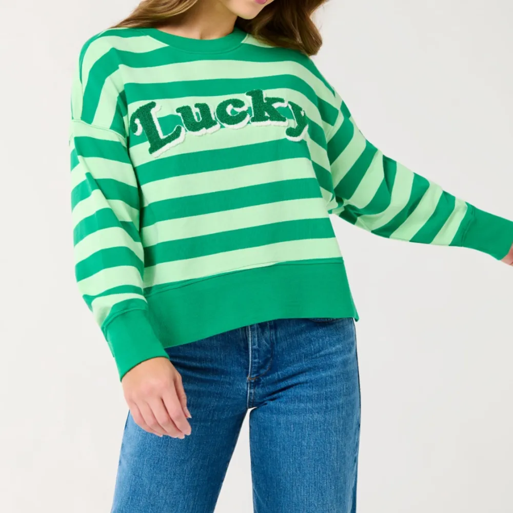 Striped Lucky Sweatshirt