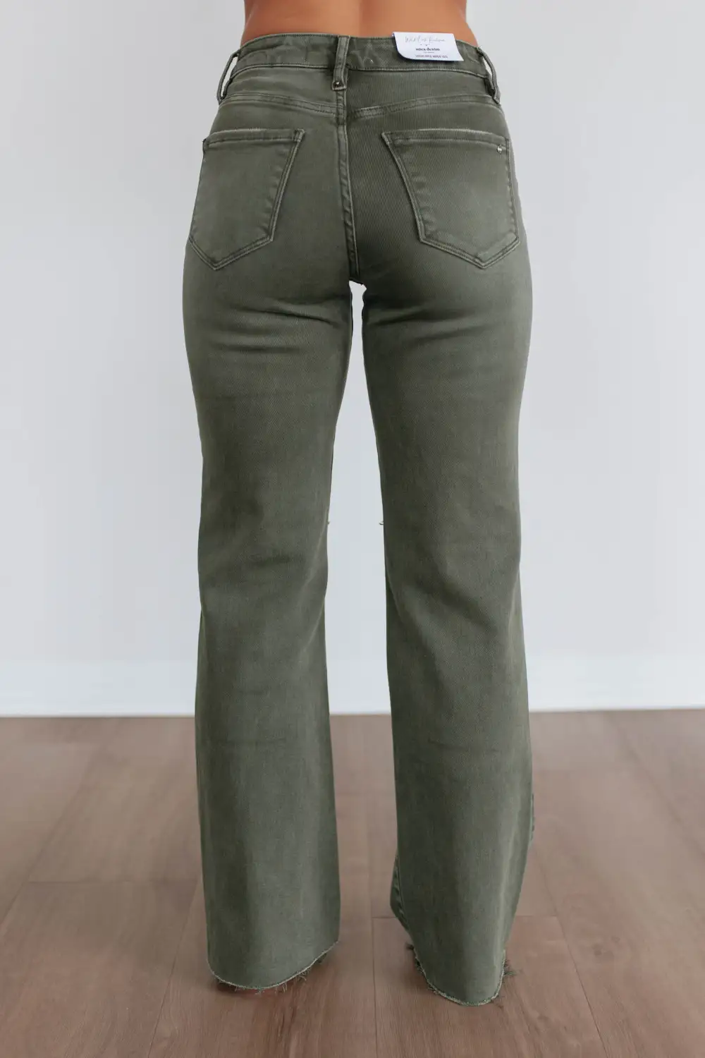 Women's High Rise Wide Leg Tummy Control Jeans