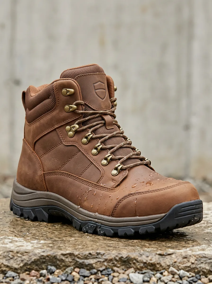 Men's Rugged Waterproof Tactical Work Boots