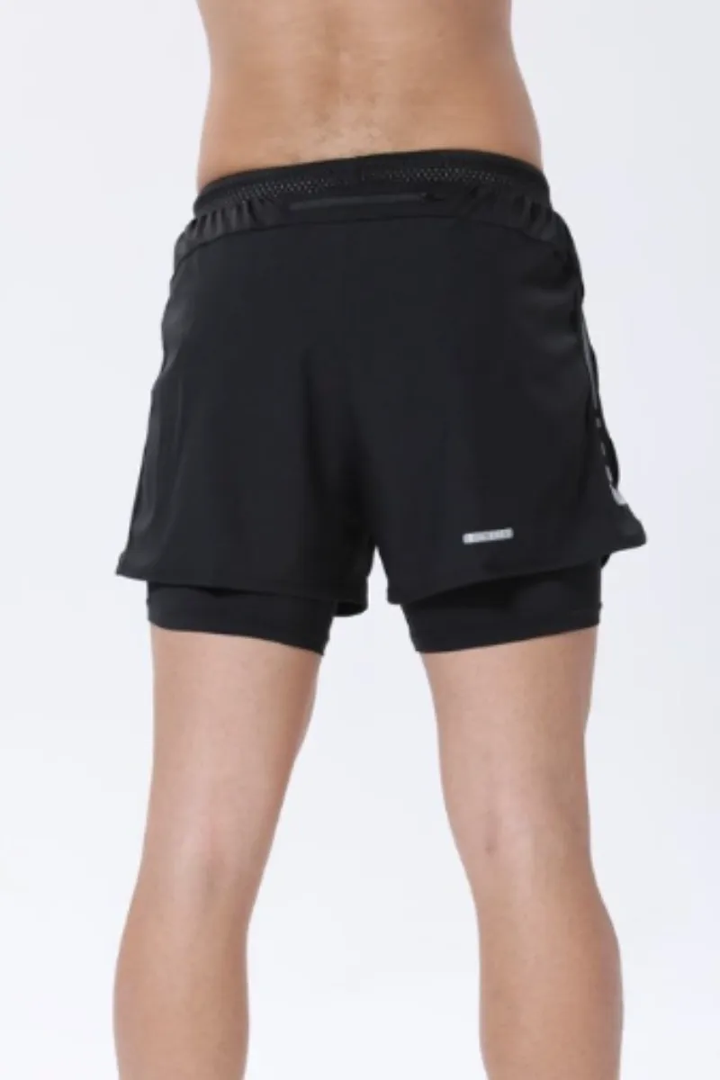 Quick Dry Breathable Storage Pocket Athletic Shorts