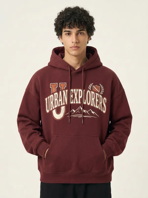 Unisex Urban Explorers Mountain Graphic Hoodie