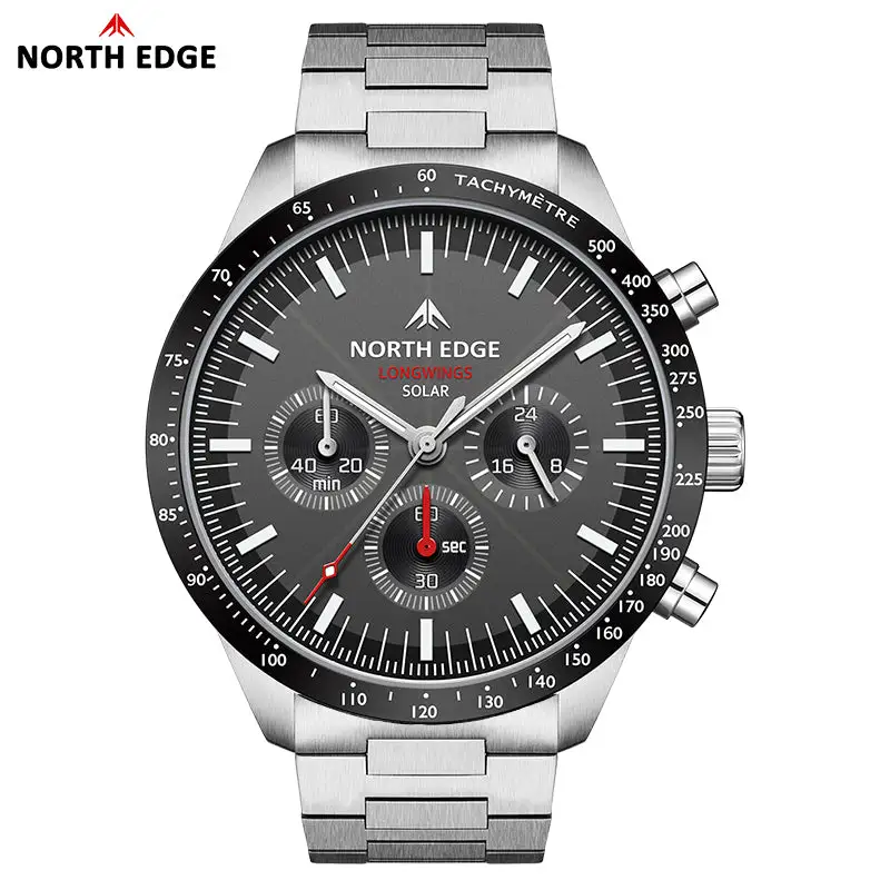 Solar watch eco drive watch analog watch LONG WINGS