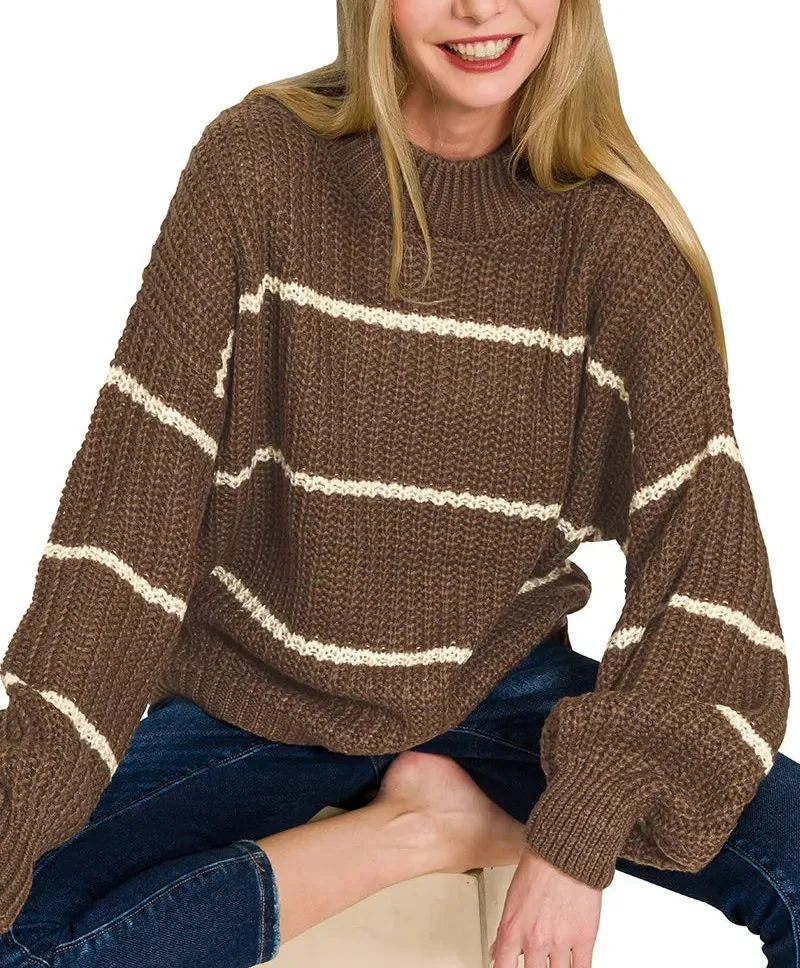 Oversize Striped Sweater
