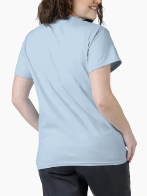 Women's  Bee & Floral Sketch Print Short-Sleeve Crew Neck T-Shirt