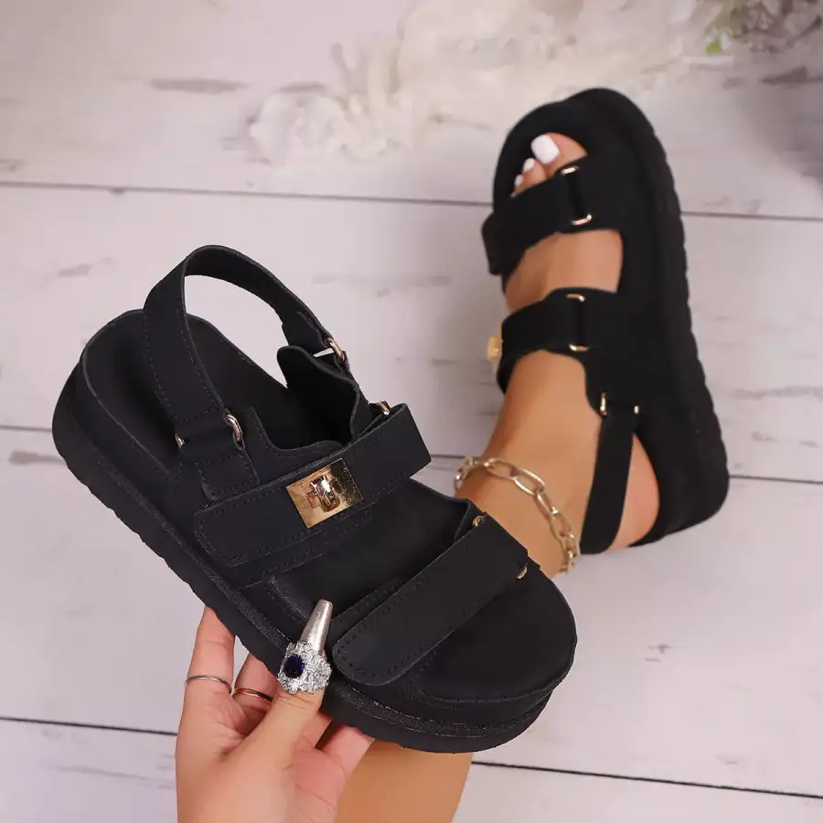 Street Open Toe Platform Sandals