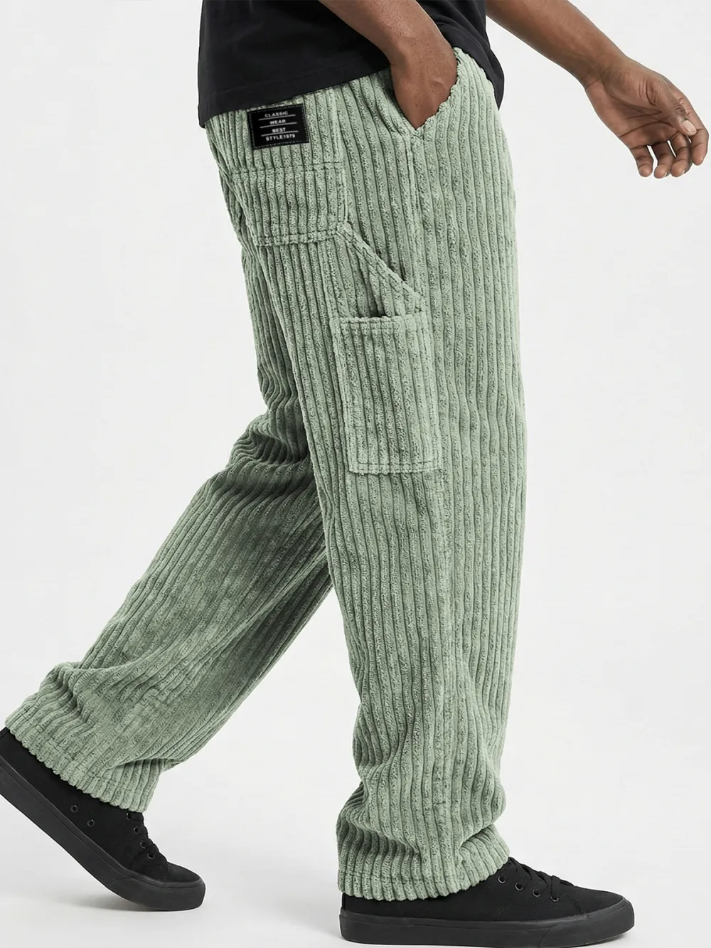 Comfort Fit Corduroy Pocket Pants