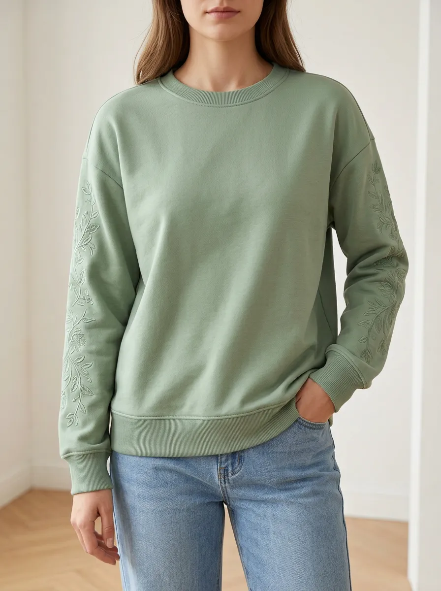 Printed Women's Casual Sweatshirt