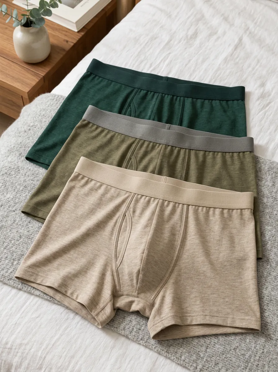 Men's Clean Series Cotton Boxer Briefs Set