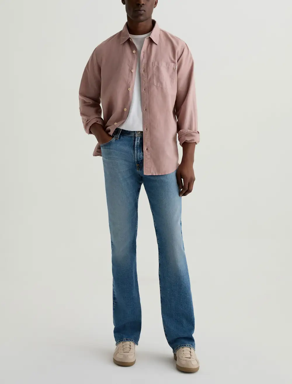 Men's Bootcut Zip Fly Jeans