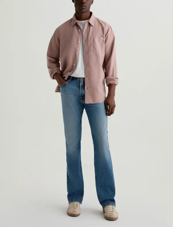 Men's Bootcut Zip Fly Jeans