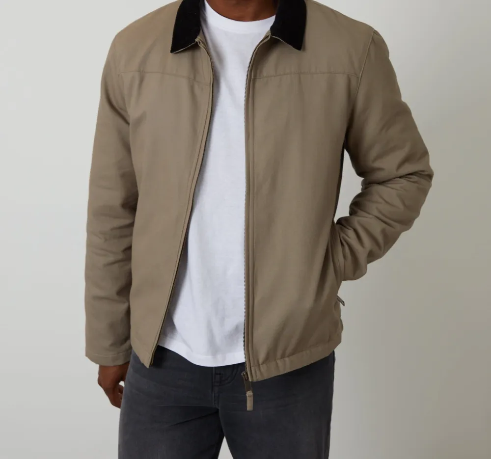 Men's Mushroom Lightweight Quilted Jacket