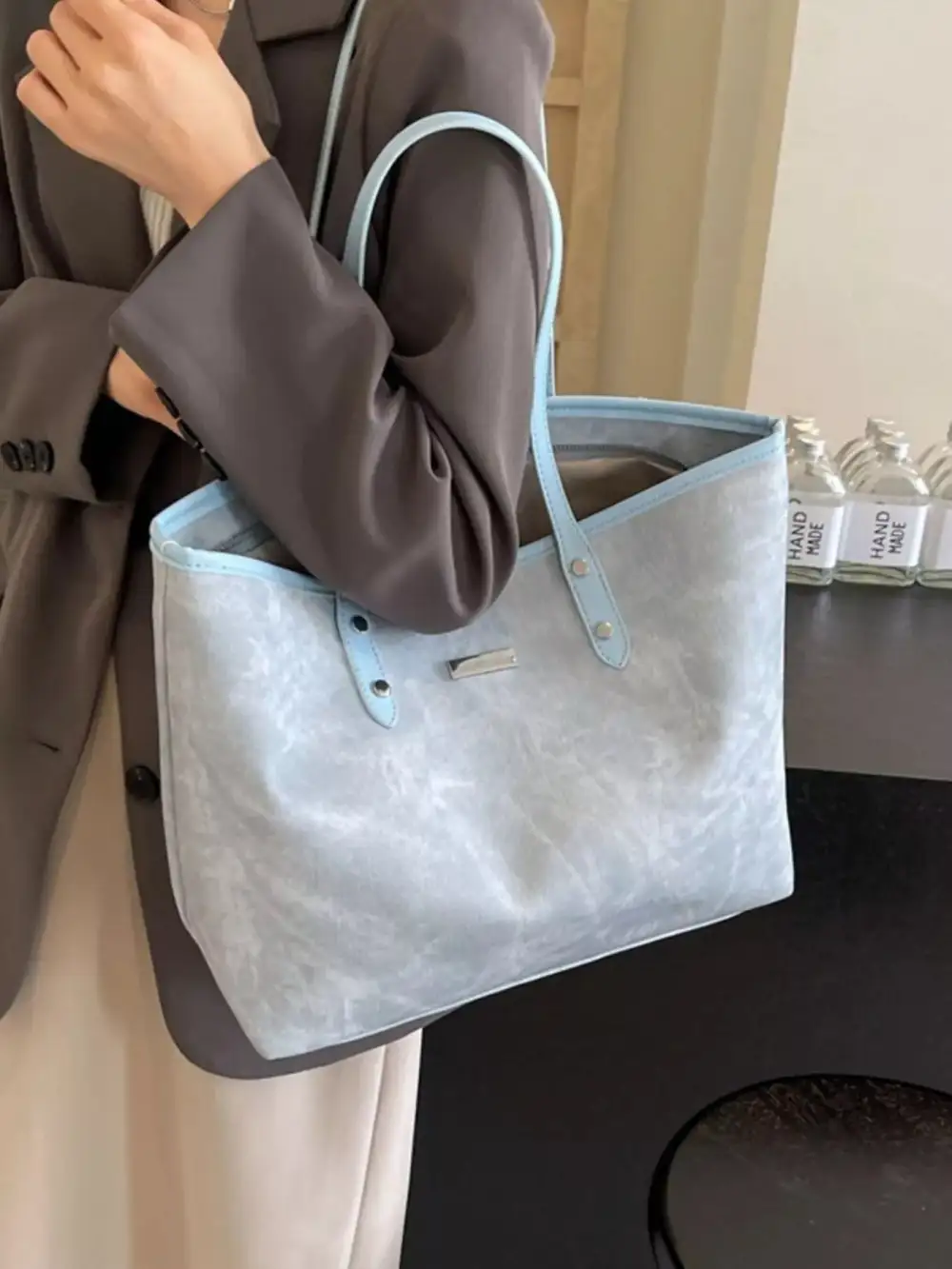 Women's Versatile Faux Leather Shoulder Bag