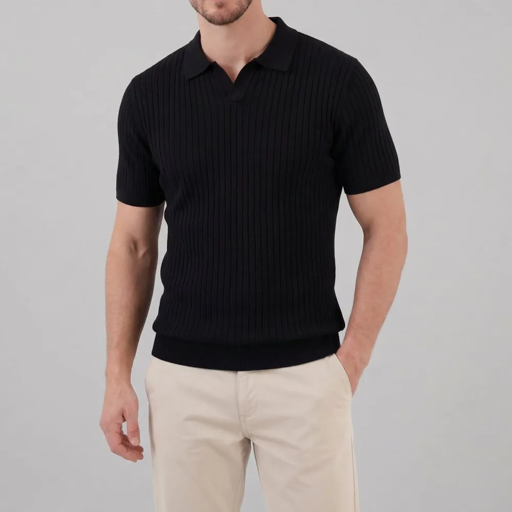 Clean Knit Polo Shirt