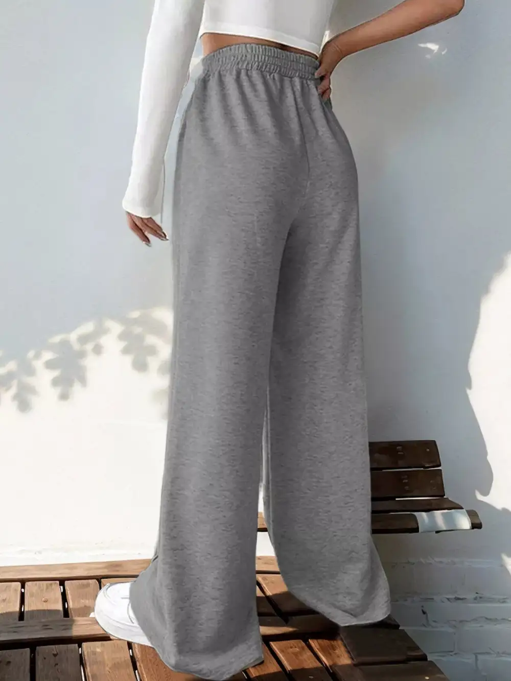 Wide Leg High Waist Everyday Versatile Pants