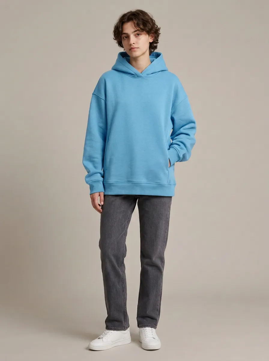 Clean Style Unisex Casual Hoodie