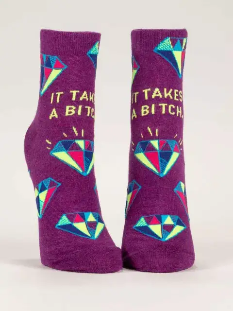 Women's It Takes A Bitch Ankle Socks