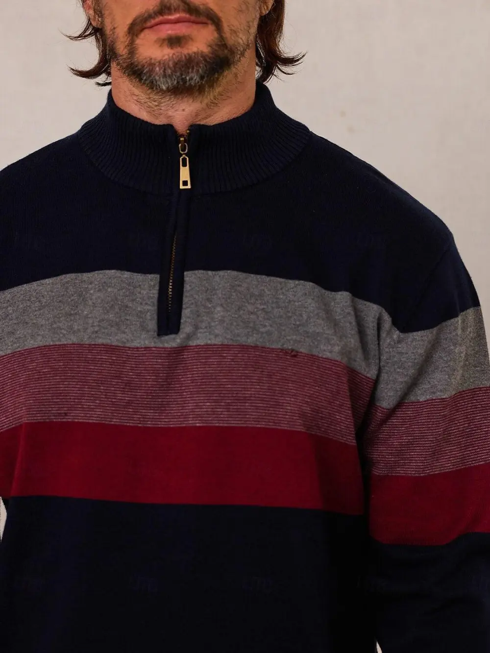Classic Long Sleeve Everyday Quarter Zip Sweater