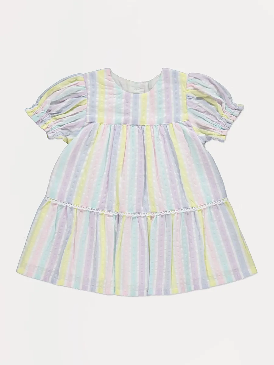 Pastel Striped Dress