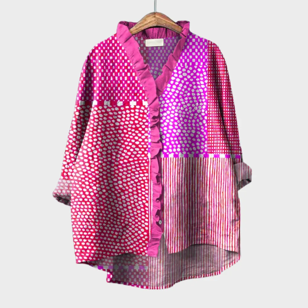 Airy Printed Soft Tailored Top