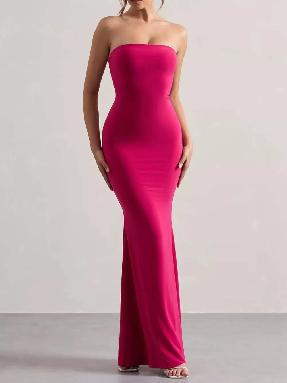 Smooth Finish Tube Maxi Dress