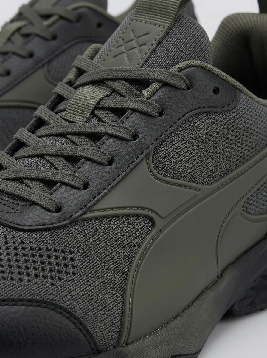 Men's Sneaker Enthusiast Olive Green Running Shoes