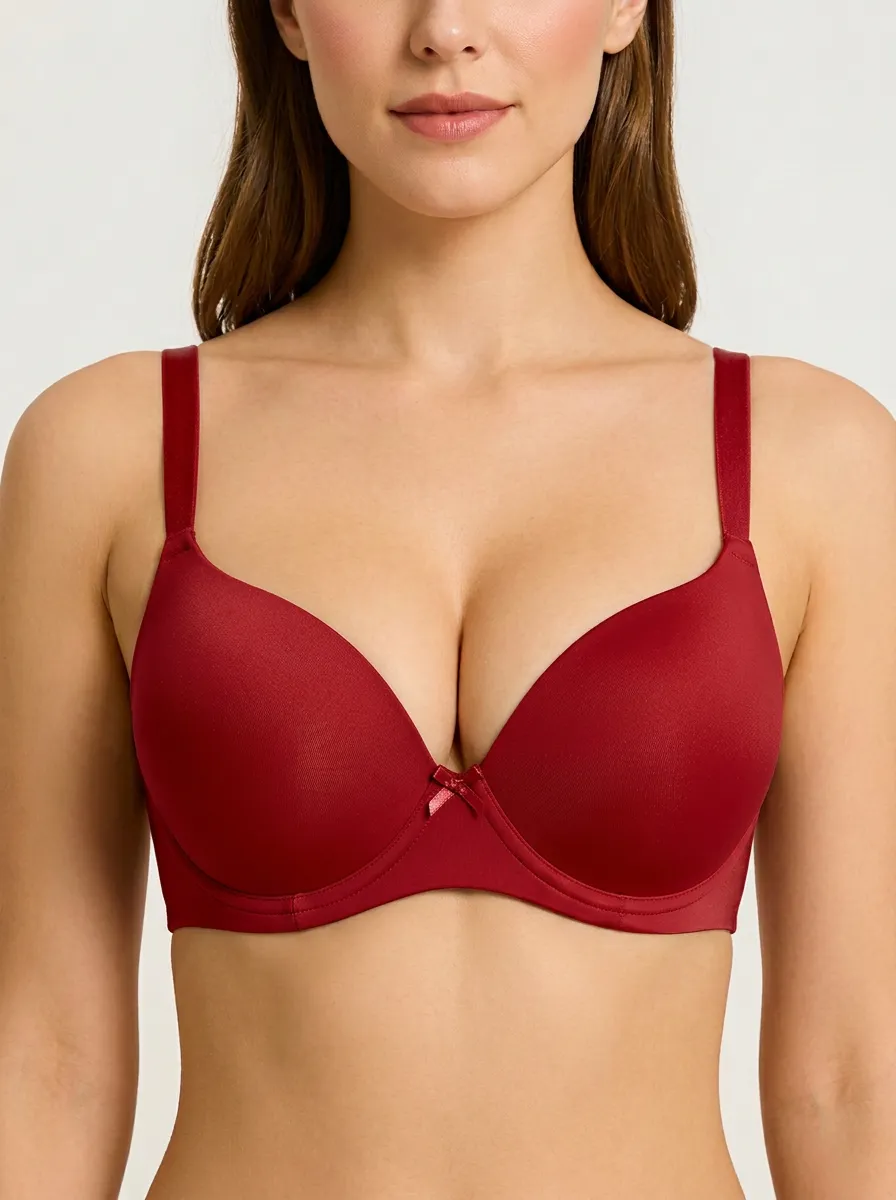 Women's Padded Bow-Detail Bra