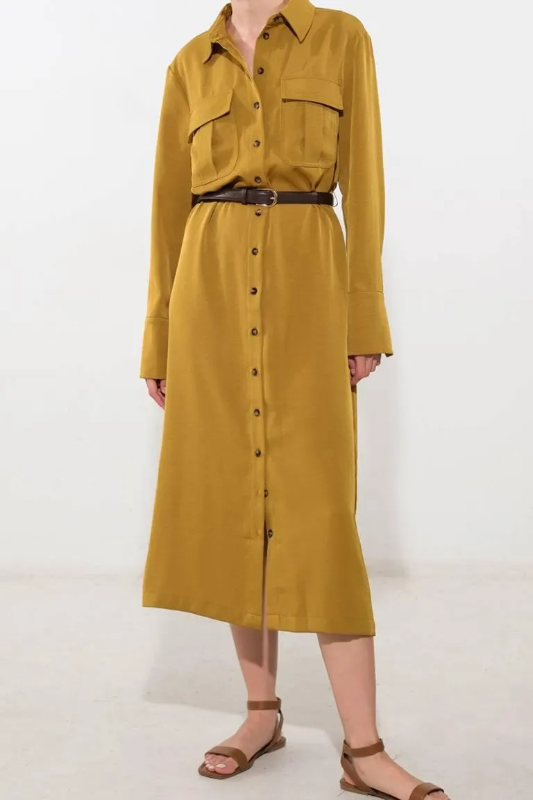 Woven Midi Dress