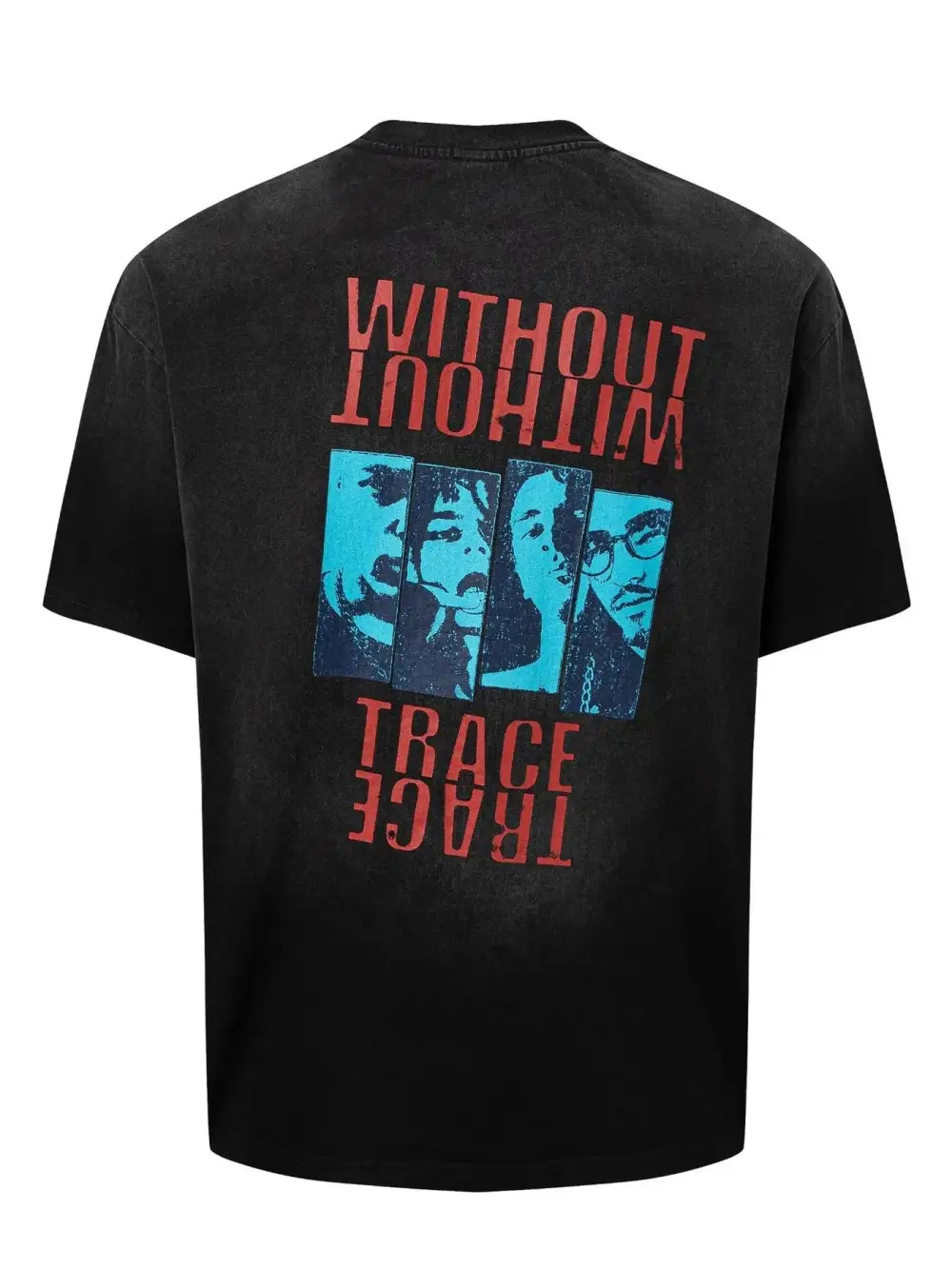 Clean Graphic Short Sleeve Oversized Crew Neck Tee