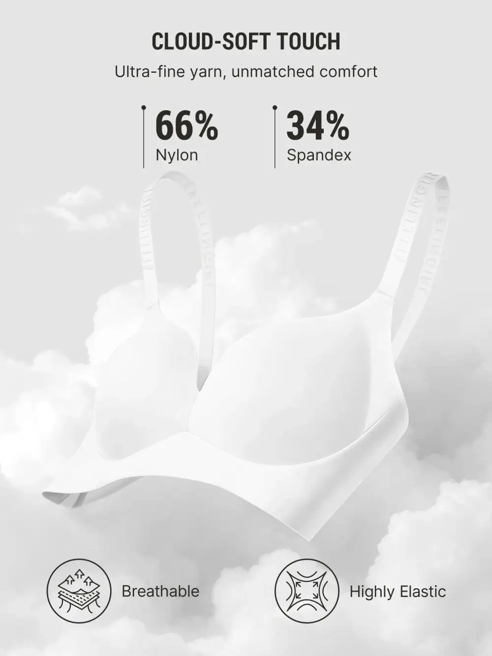 Wireless Lift Support Bra