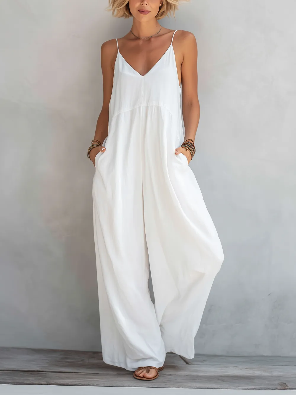 Soft Shoulder Jumpsuit