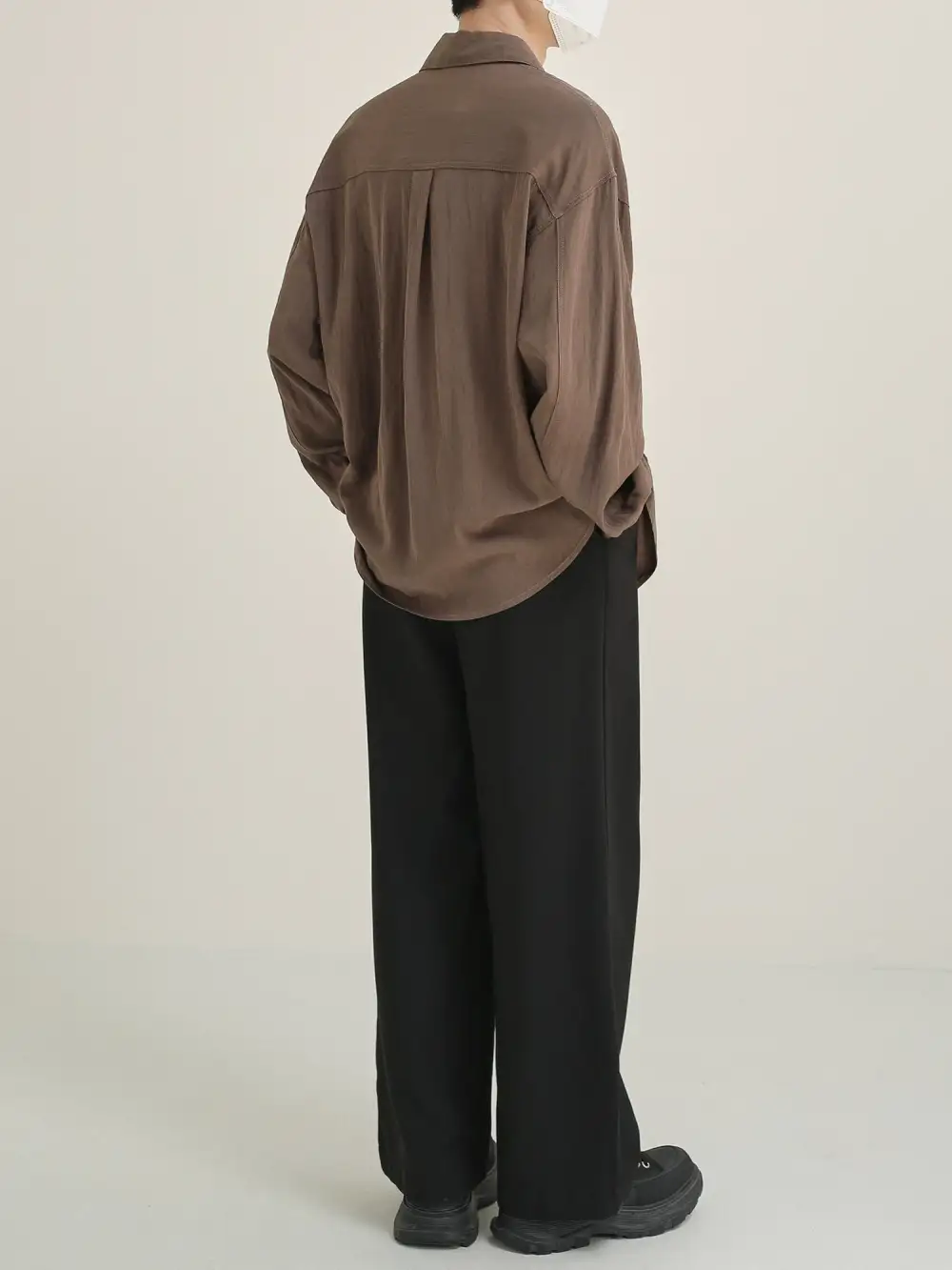 Asymmetric Front Pocket Shirt