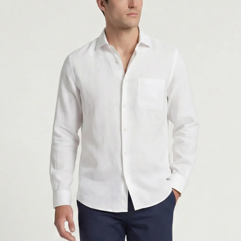 Linen Breathable Long Sleeve Shirt