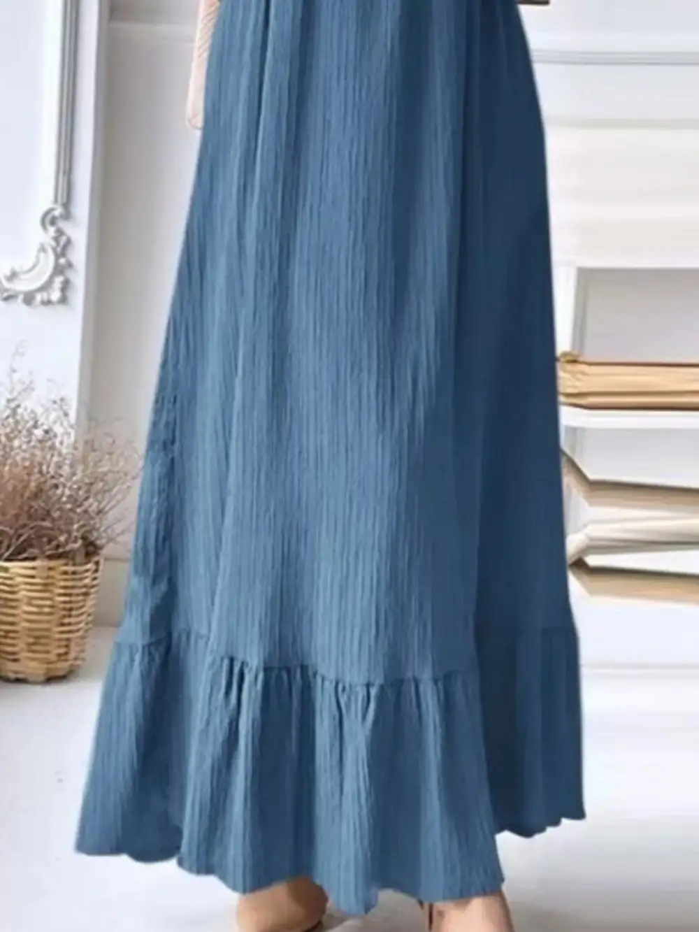 Textured Maxi Dress