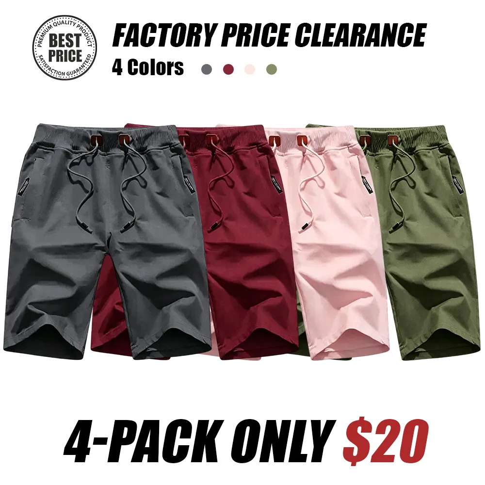Men's pajama shorts, pure cotton casual shorts
