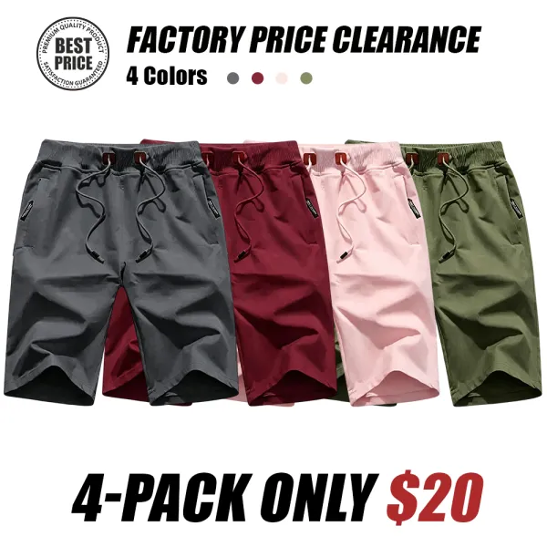 Men's pajama shorts, pure cotton casual shorts