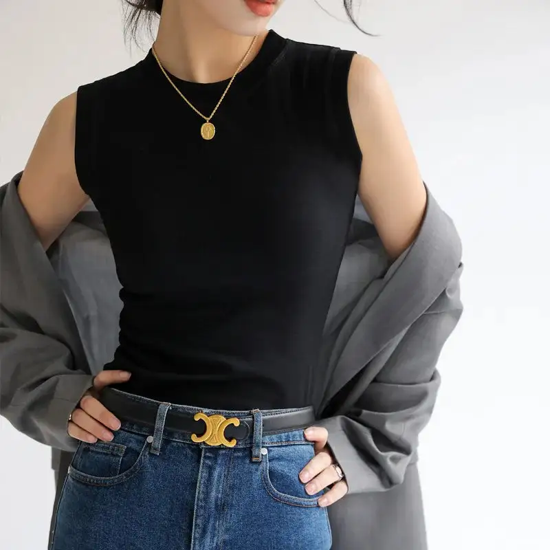 Cropped Sleeveless Tank Top