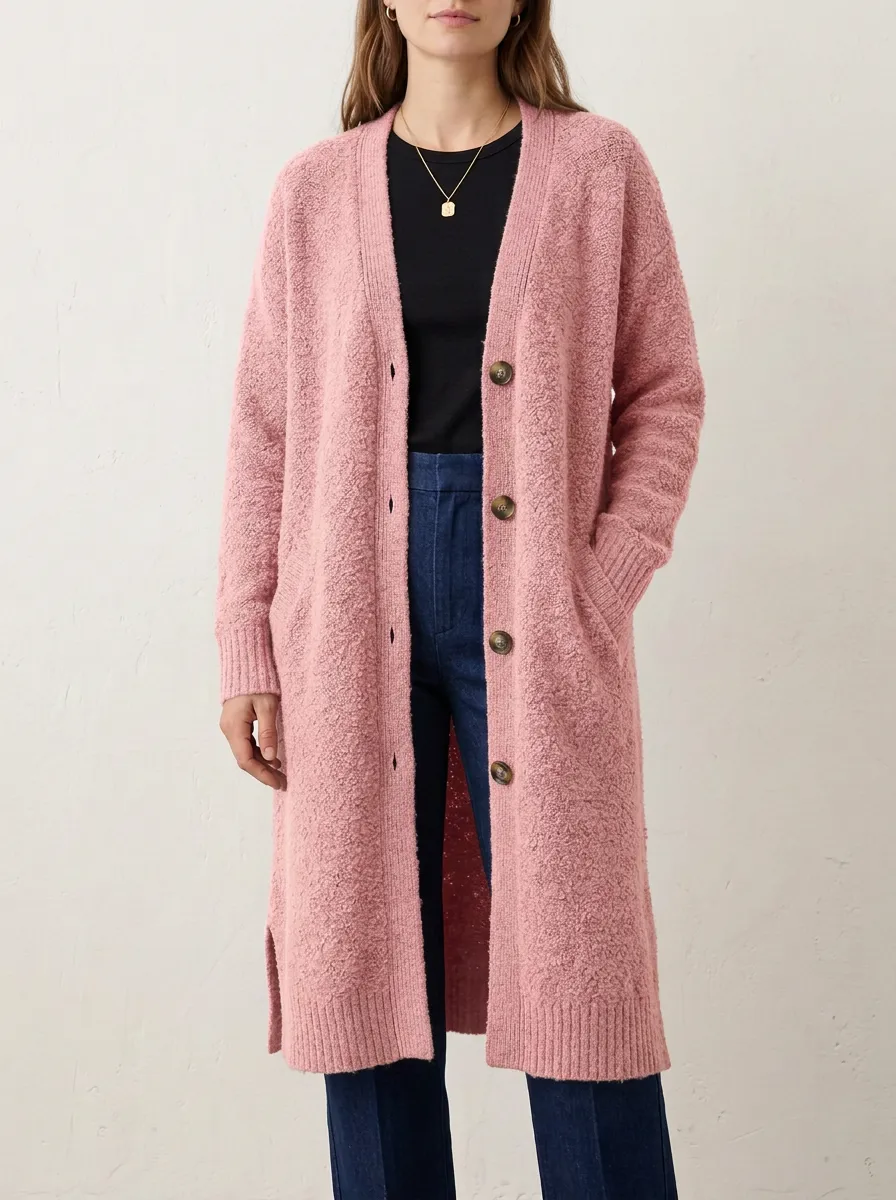Women's Classic Minimal Knit Cardigan
