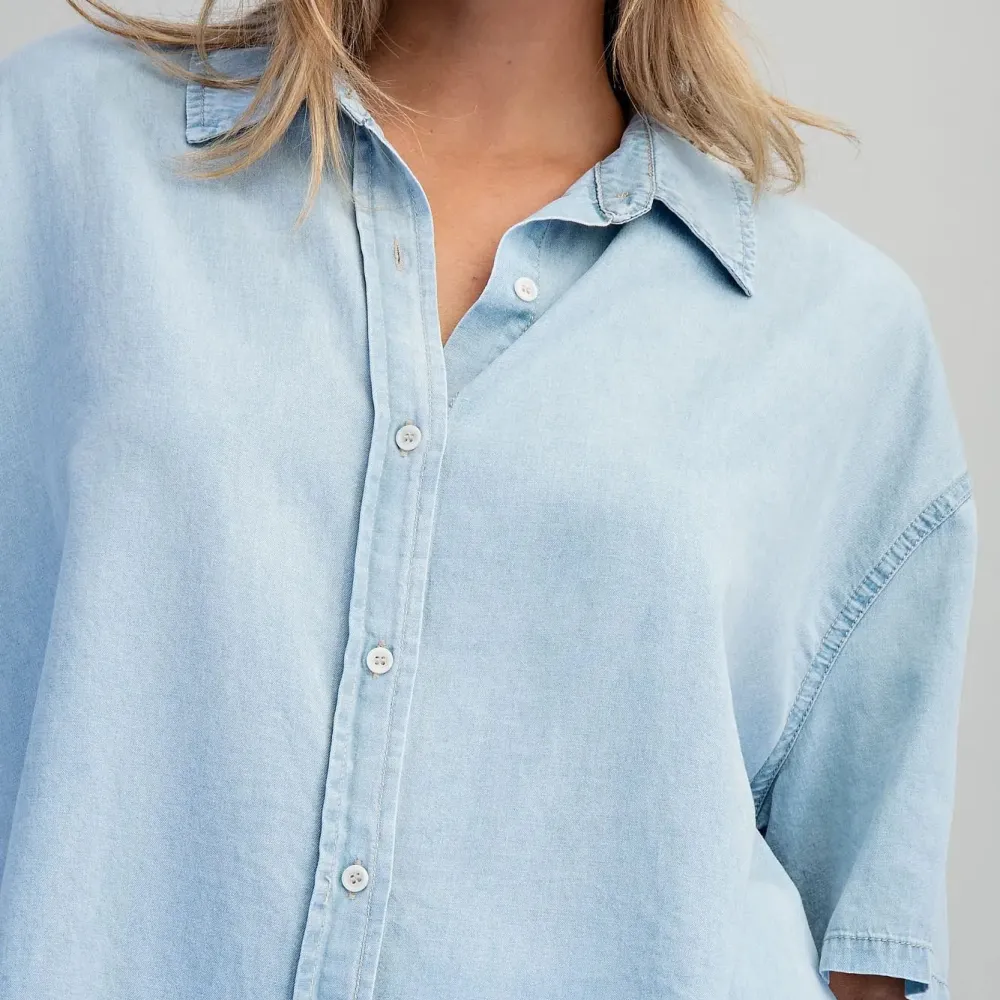 Pointed Collar Blouse
