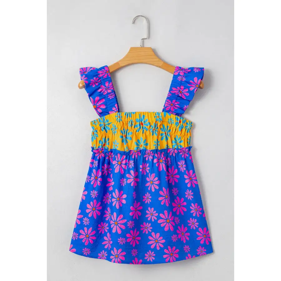 Flutter Straps Flowy Tank Top