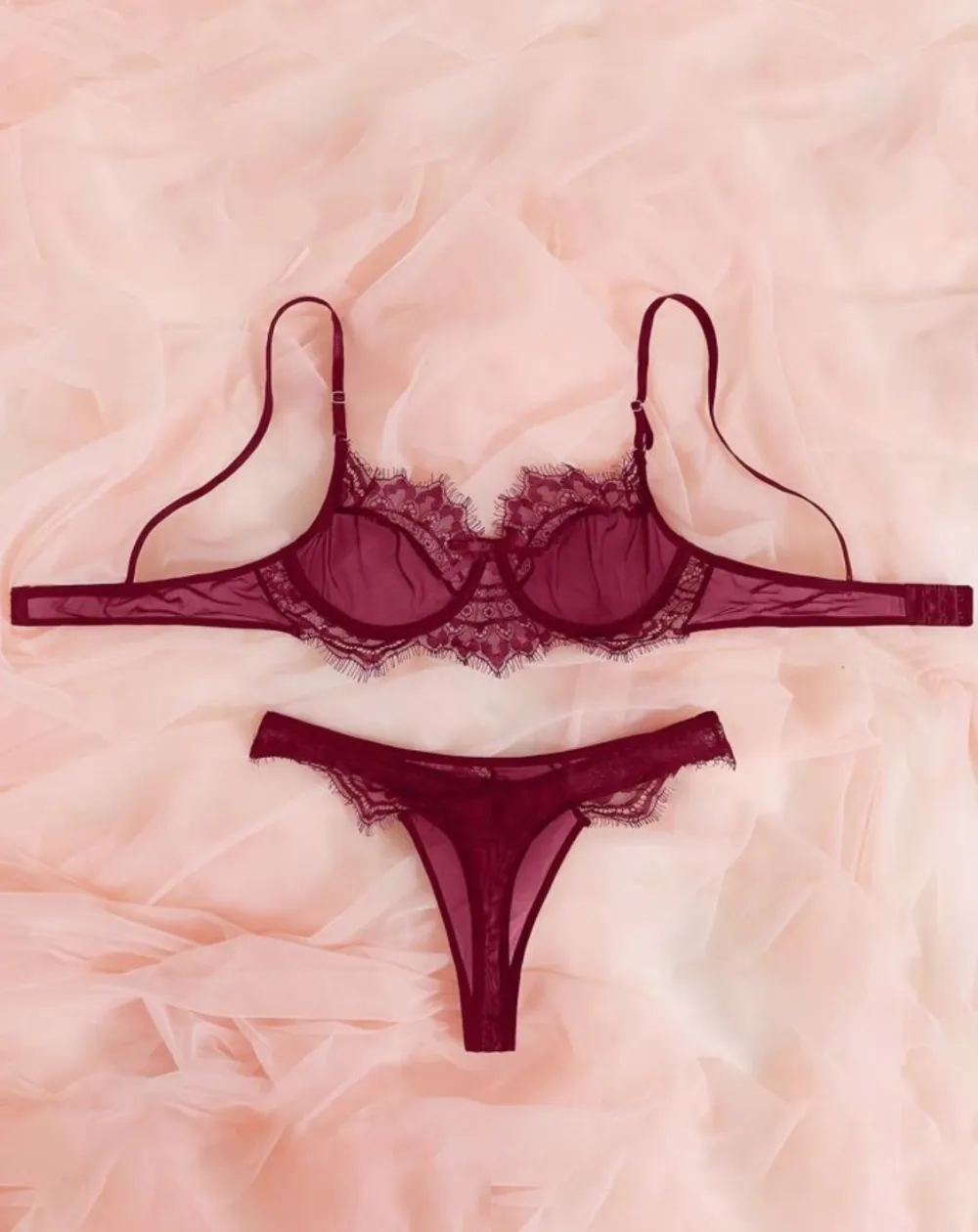 Silk Seamless Lingerie Set