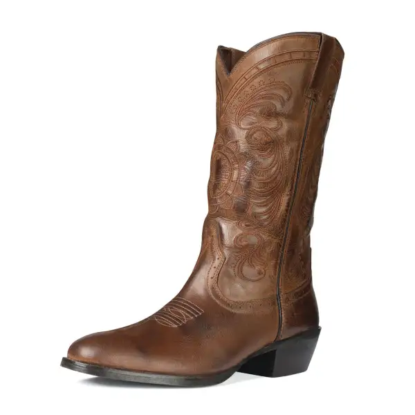 Durable Classic Shaft Men's Western Boots