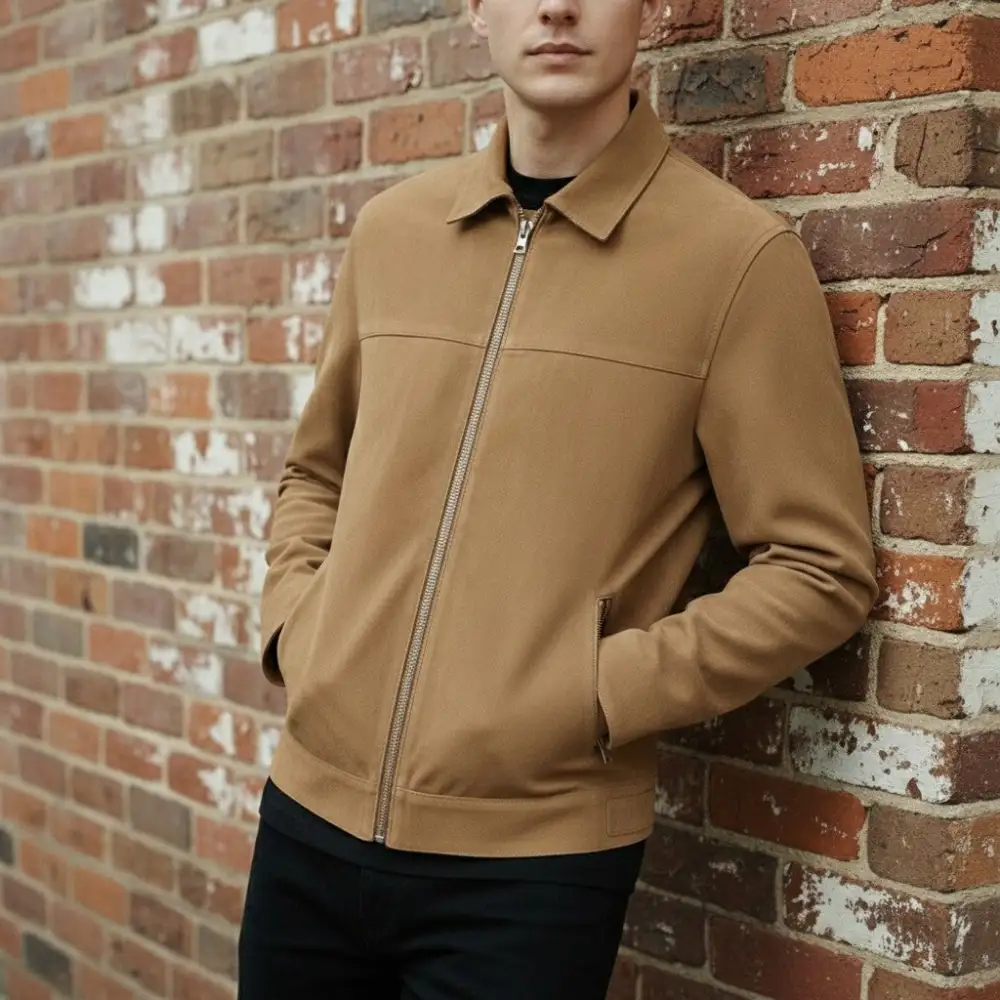 Suede Bomber Western Jacket