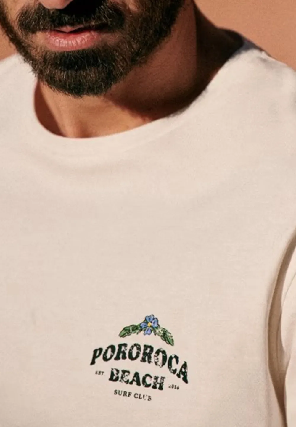 White Small Logo Print Short Sleeve T-Shirt