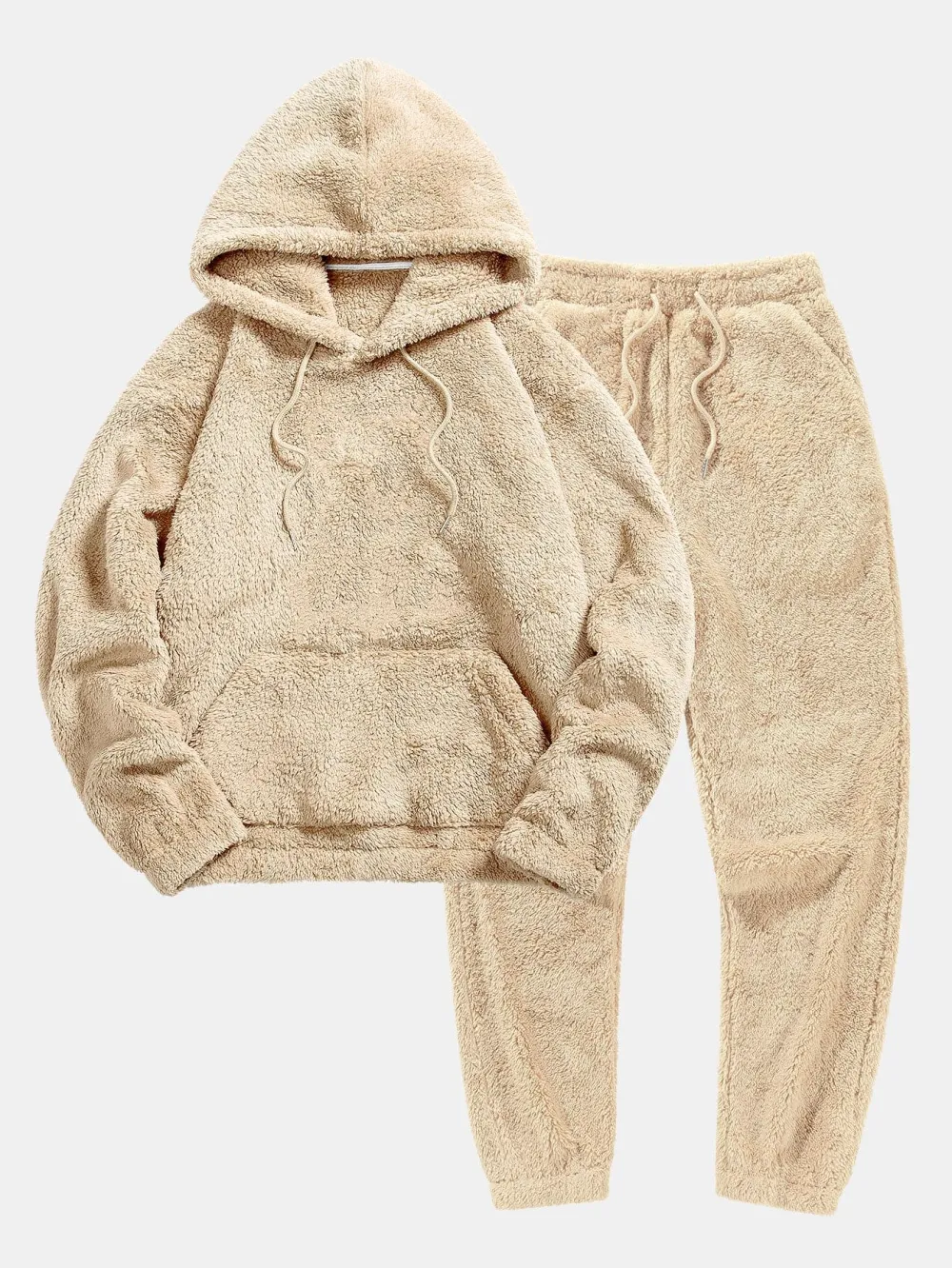 Hooded Everyday Casual Plush Set
