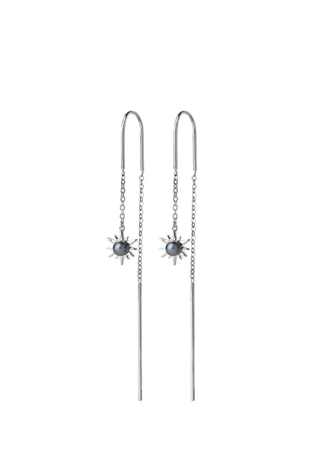 Pearl Chain Earrings